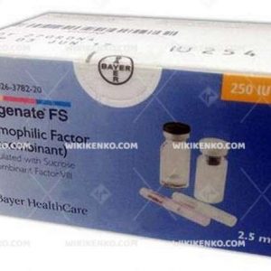 Kogenate Fs Iv Injection Icin Liyofilize Powder Iceren Vial  250 Ui