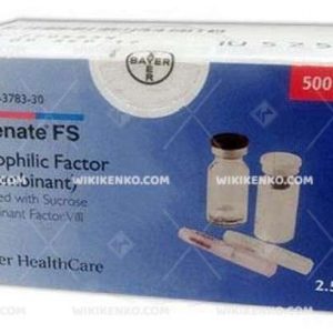 Kogenate Fs Iv Injection Icin Liyofilize Powder Iceren Vial  500 Ui