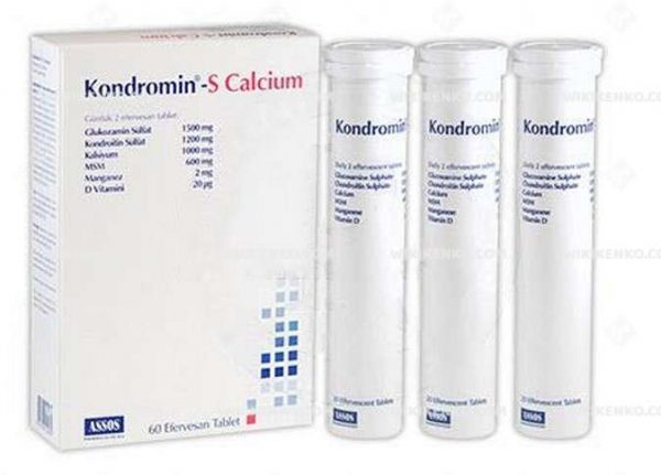 Kondromin - S Calcium Efervesan Tablet