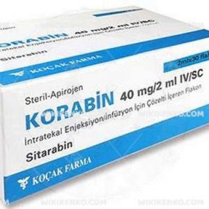 Korabin Iv/Sc Intratekal Injection/Infusion Icin Coz. Iceren Vial  40 Mg/2Ml