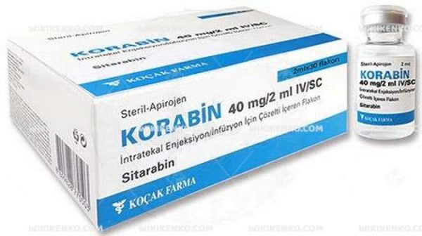 Korabin Iv/Sc Intratekal Injection/Infusion Icin Coz. Iceren Vial 40 Mg/2Ml