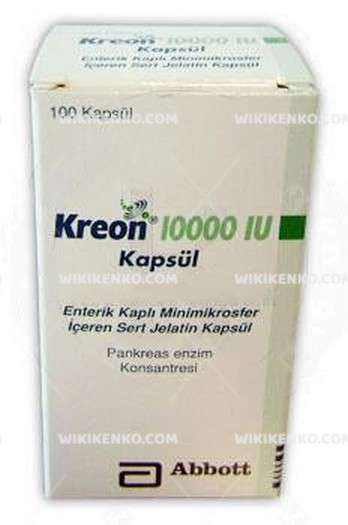 Kreon Enterik Coated Minimikrosfer Iceren Sert Gelatin Capsule 150 Mg (10000Iu)