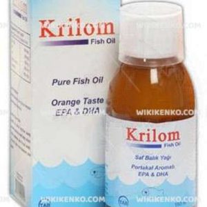 Krilom Fish Oil Surubu (Portakal Aromali)