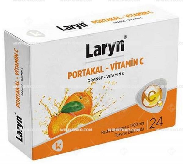Laryn Portakal Vitamin C Pastil