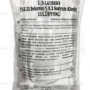 Lafleks 1/3 Laudeks %3.33 Dekstroz - %0.3 Sodyum Klorur Solution