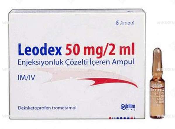 Leodex Injection Solution Iceren Ampul