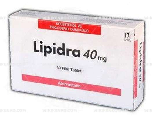 Lipidra Film Tablet 40 Mg