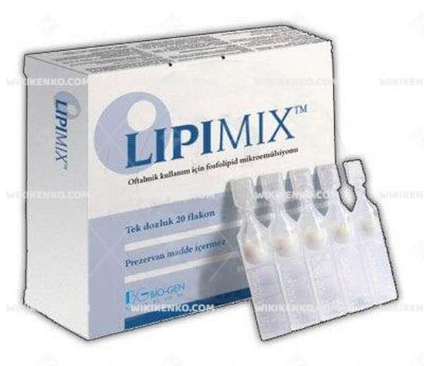 Lipimix Oftalmik Kullanim Icin Fosfolipid Mikroemulsiyonu