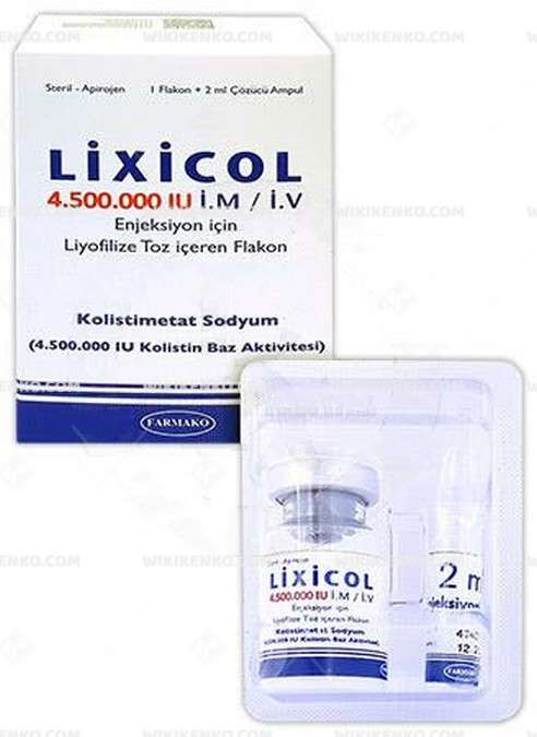 Lixicol Im/Iv Injection Ve Inhalation Icin Liyofilize Powder Iceren Vial