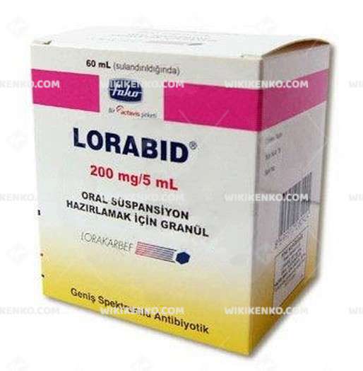 Lorabid Oral Suspension Hazirlamak Icin Granul 200 Mg