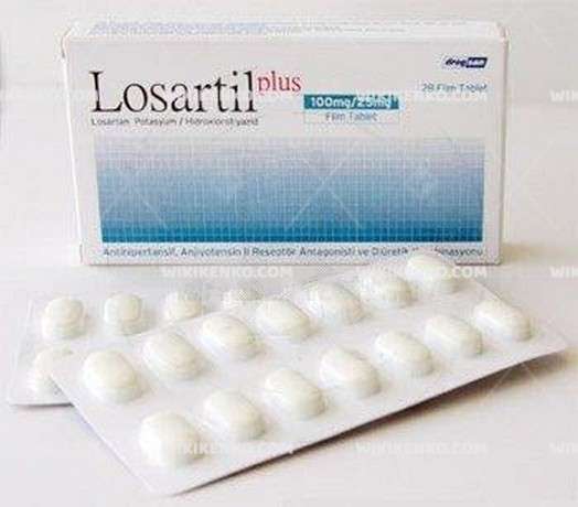 Losartil Plus Film Tablet 100 Mg/25Mg