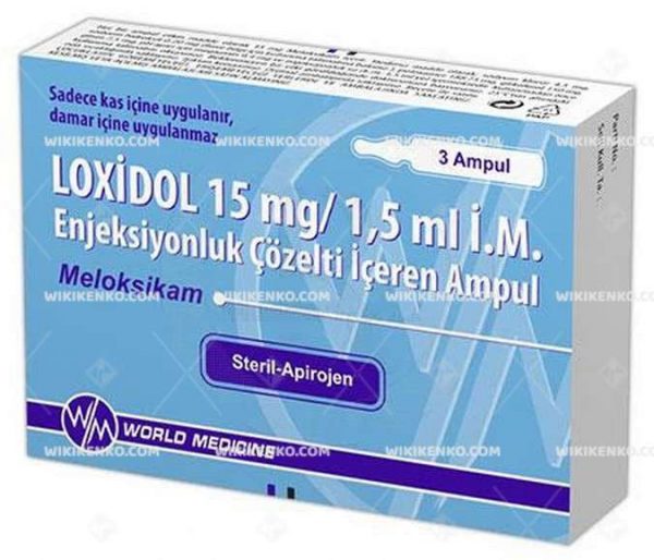 Loxidol I.M. Injection Solution Iceren Ampul