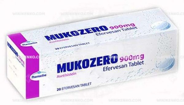 Mukozero Efervesan Tablet 900 Mg