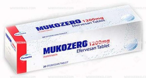 Mukozero Efervesan Tablet 1200 Mg