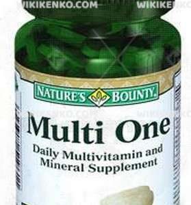 Multi One Multivitamin & Mineral Tablet