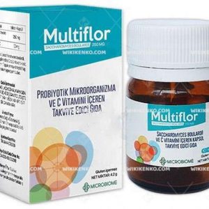 Multiflor Saccharomyces Boulardii Ve C Vitamini Iceren Capsule Takviye Edici Gida