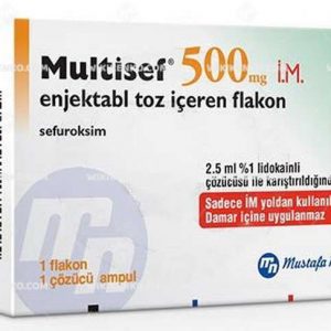 Multisef Im Injection Powder Iceren Vial 500 Mg