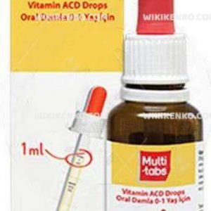 Multi – Tabs Vitamin Acd – Drops 0 – 1 Yas Icin Oral Drop