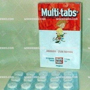 Multi – Tabs Tasty Chewable Multivitamins With Minerals 1 – 4 Years