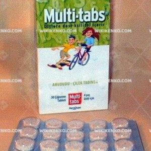 Multi - Tabs Tasty Chewable Multivitamins With Minerals From 4 Year