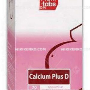 Multi – Tabs Calcium Plus D Elma Aromali Chewable Tablet