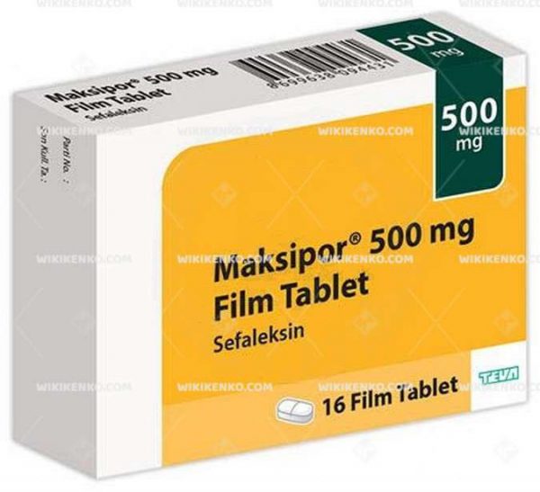 Maksipor Film Tablet 500 Mg
