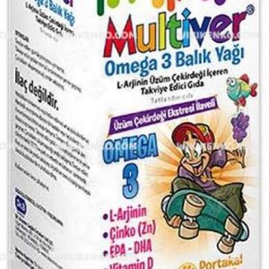 Multiver Omega 3 Fish Oil L – Arjinin Uzum Cekirdegi Iceren Takviye Edici Gida