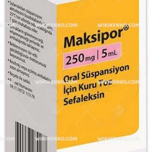 Maksipor Oral Suspension Icin Kuru Powder 125 Mg