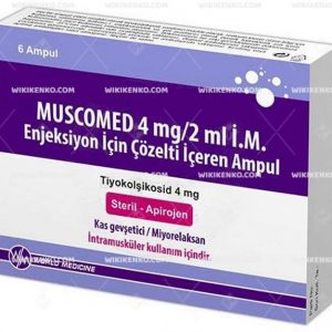 Muscomed I.M. Injection Icin Solution Iceren Ampul