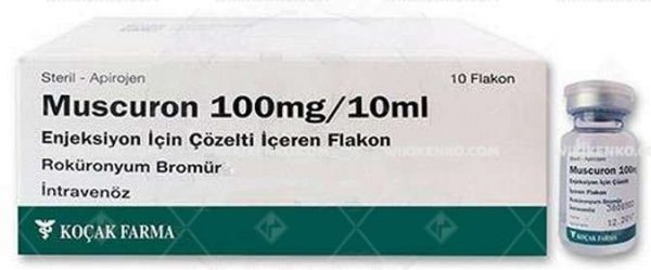 Muscuron Injection Icin Solution Iceren Vial 100 Mg
