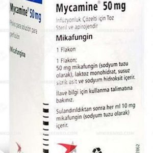 Mycamine Infusionluk Solution Icin Powder 50 Mg