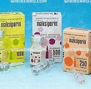Maksiporin Im/Iv Injection Powder Iceren Vial 250 Mg