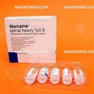 Marcaine Spinal Heavy Injection Solution Iceren Ampul
