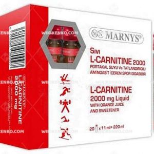 Marnys L – Carnitine L – Karnitin Iceren Portakal Aromali Takviye Edici Gida