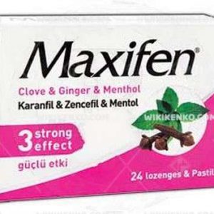 Maxifen Pastil / Karanfil & Zencefil & Mentol