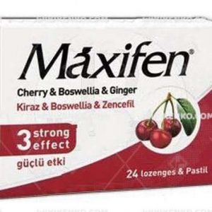 Maxifen Pastil / Kiraz & Boswellia & Zencefil