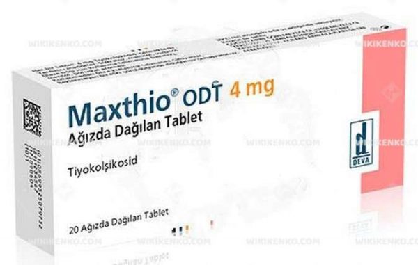 Maxthio Odt Agizda Dagilan Tablet 4 Mg
