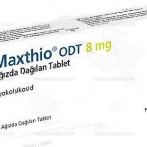 Maxthio Odt Agizda Dagilan Tablet 8 Mg