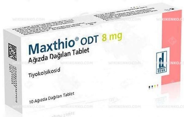 Maxthio Odt Agizda Dagilan Tablet 8 Mg