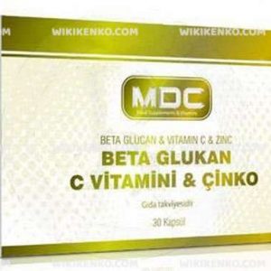 Mdc Beta Glukan C Vitamini Cinko Capsule