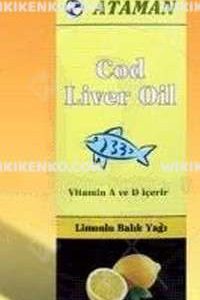 Medicinal Cod Liver Oil - Balikyagi Limon
