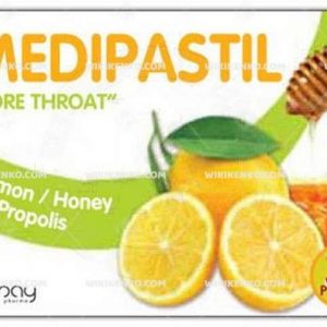 Medipastil Limon - Bal - Propolis Aromali Pastil