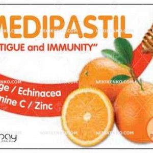Medipastil Portakal – Ekinezya – Vitamin C – Cinko Iceren Pastil