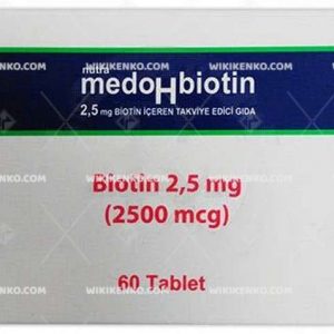 Nutra Medohbiotin Biotin Iceren Takviye Edici Gida  2.5 Mg