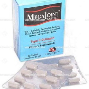 Megajoint Tablet Tip Ii Kolajen, Boswellia Serrata, Metil Sulfonil Metan Ve Mineral Iceren Teg