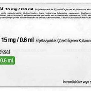 Meksratu Injection Solution Iceren Kullanima Hazir Syringe 15 Mg/0.6Ml