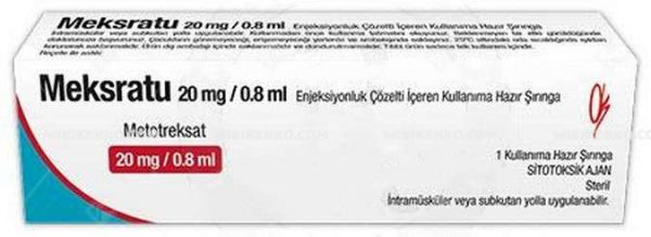 Meksratu Injection Solution Iceren Kullanima Hazir Syringe20 Mg/0.8Ml