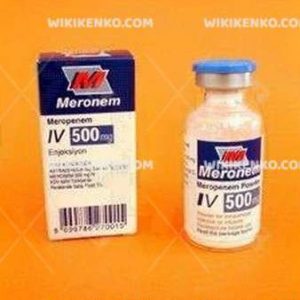 Meronem Iv Injection Icin Powder Iceren Vial  500 Mg