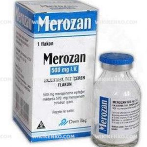 Merozan Injection Powder Iceren Vial 500 Mg