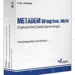 Metadem Im/Iv Injection Solution Iceren Ampul